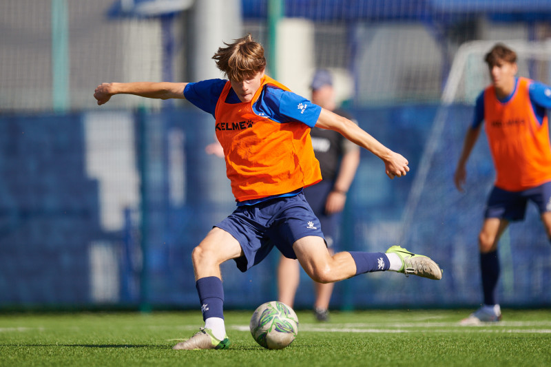 Тренировка «Зенита» U-18 перед матчем с «Рубином» U-18