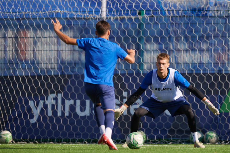 Тренировка «Зенита» U-18 перед матчем с «Рубином» U-18