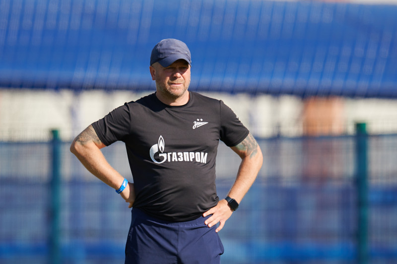 Тренировка «Зенита» U-18 перед матчем с «Рубином» U-18