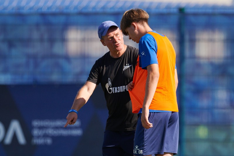 Тренировка «Зенита» U-18 перед матчем с «Рубином» U-18