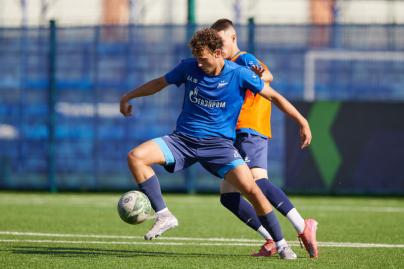 Тренировка «Зенита» U-18 перед матчем с «Рубином» U-18