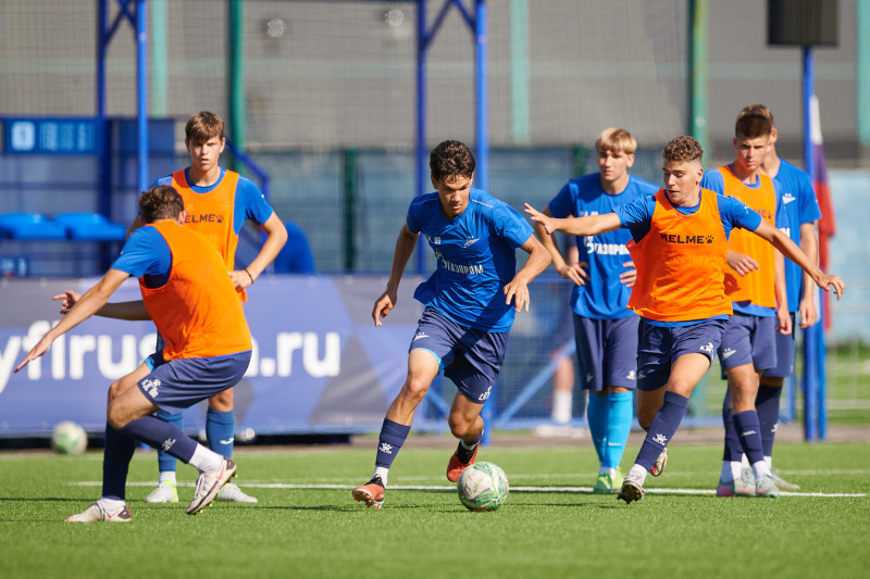 Тренировка «Зенита» U-18 перед матчем с «Рубином» U-18