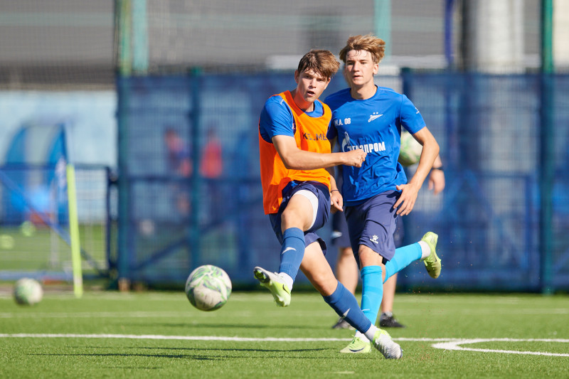 Тренировка «Зенита» U-18 перед матчем с «Рубином» U-18
