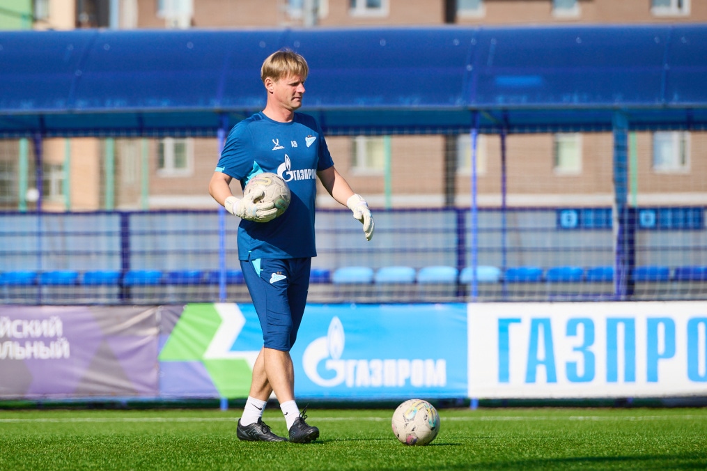 Тренировка «Зенита»-м перед матчем с «Ахматом»-м