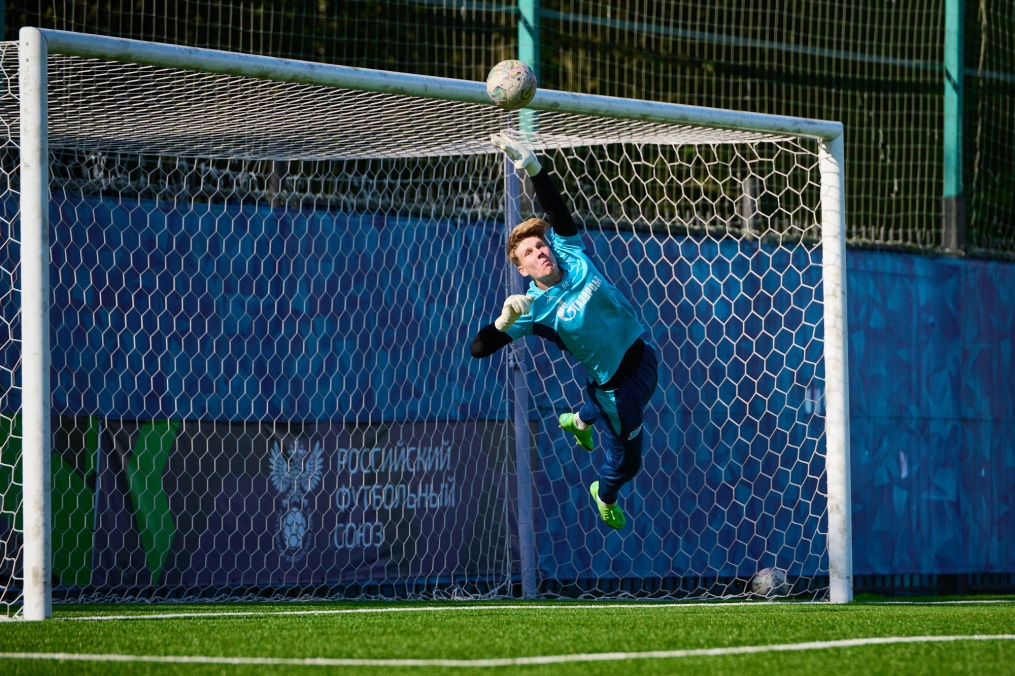 Тренировка «Зенита»-м перед матчем с «Ахматом»-м