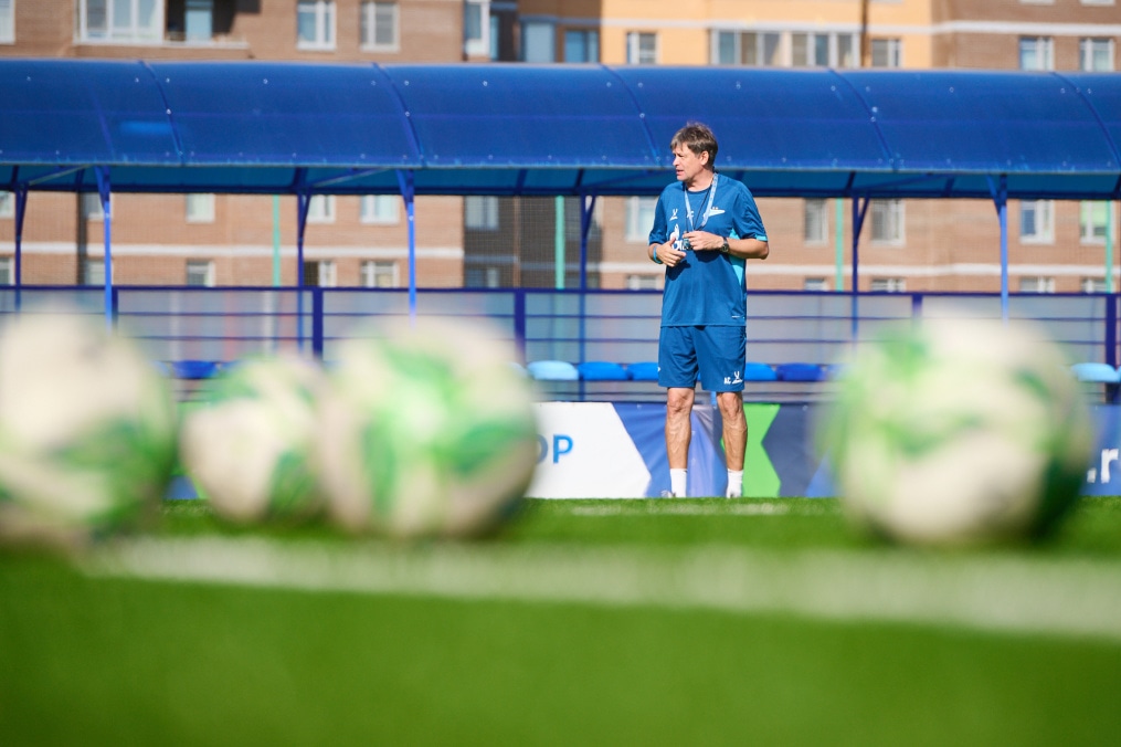 Тренировка «Зенита»-м перед матчем с «Ахматом»-м