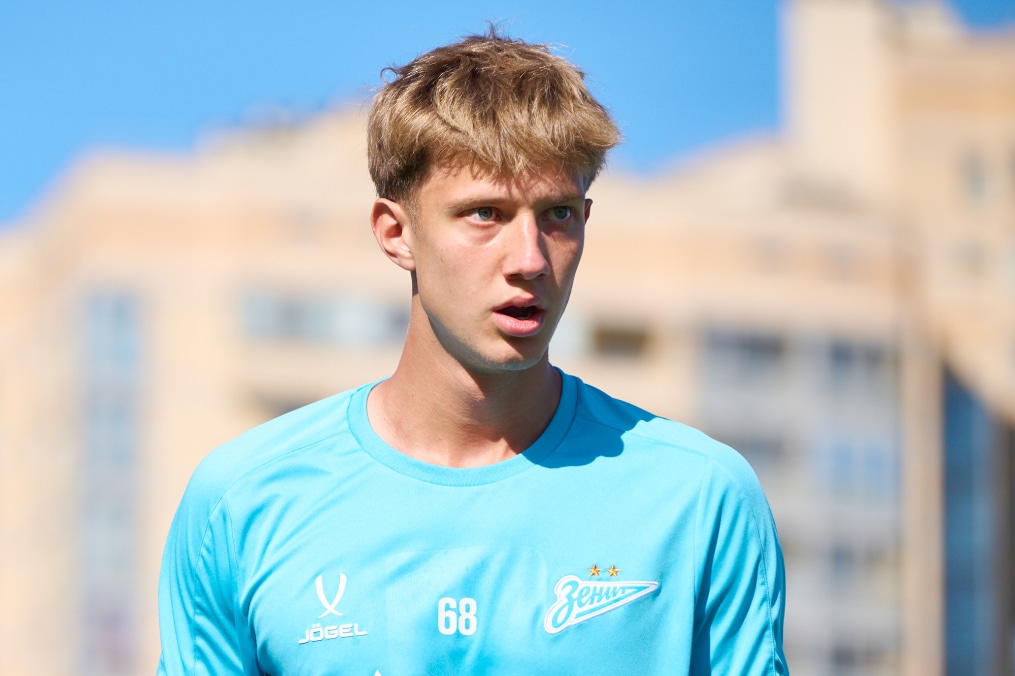 Тренировка «Зенита»-м перед матчем с «Ахматом»-м