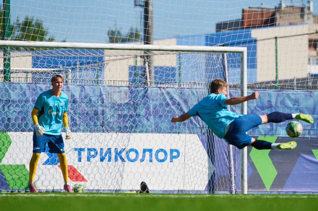 Тренировка «Зенита»-м перед матчем с «Ахматом»-м