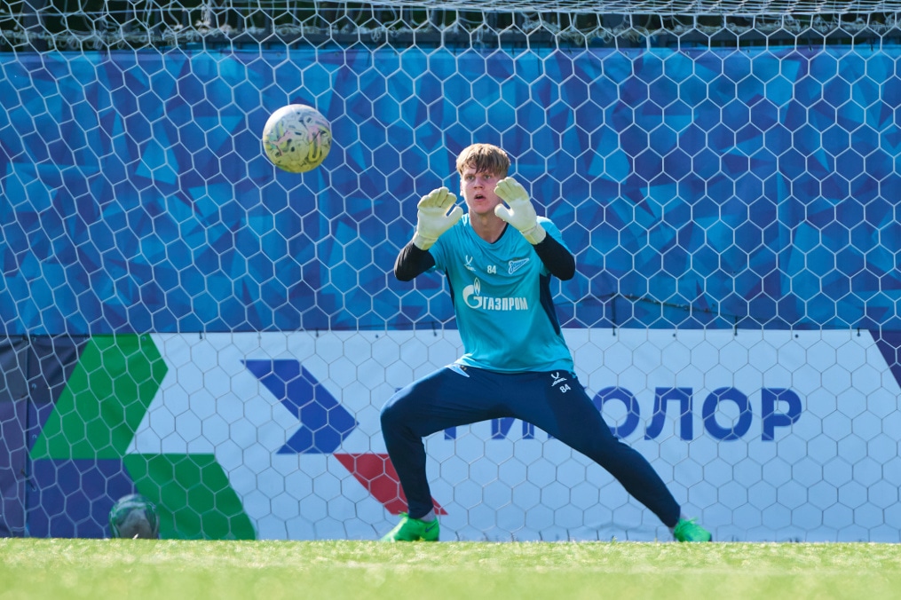 Тренировка «Зенита»-м перед матчем с «Ахматом»-м