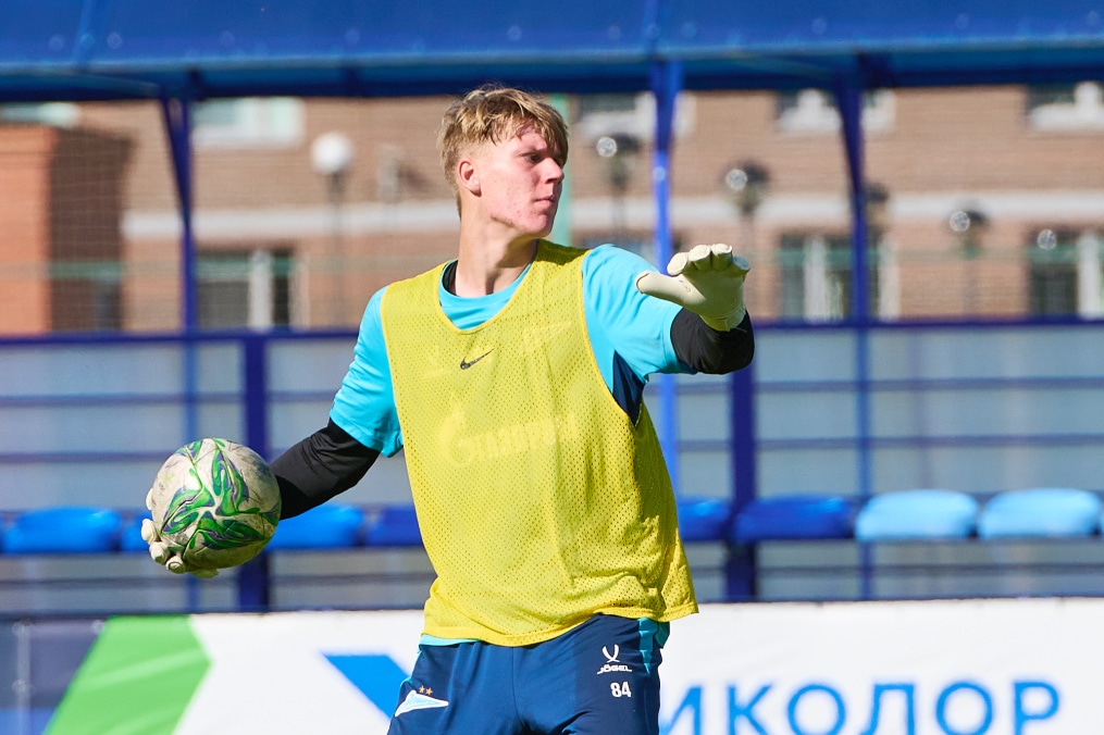 Тренировка «Зенита»-м перед матчем с «Ахматом»-м
