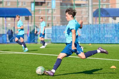 Тренировка «Зенита»-м перед матчем с «Ахматом»-м