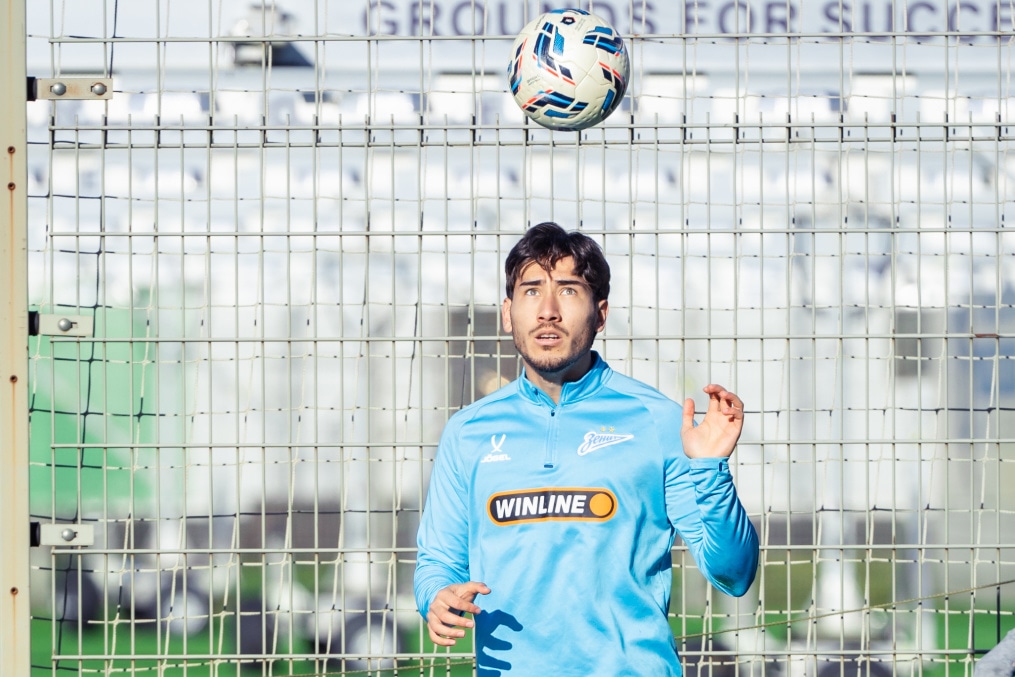 Тренировка основного состава перед матчем с «Сочи»