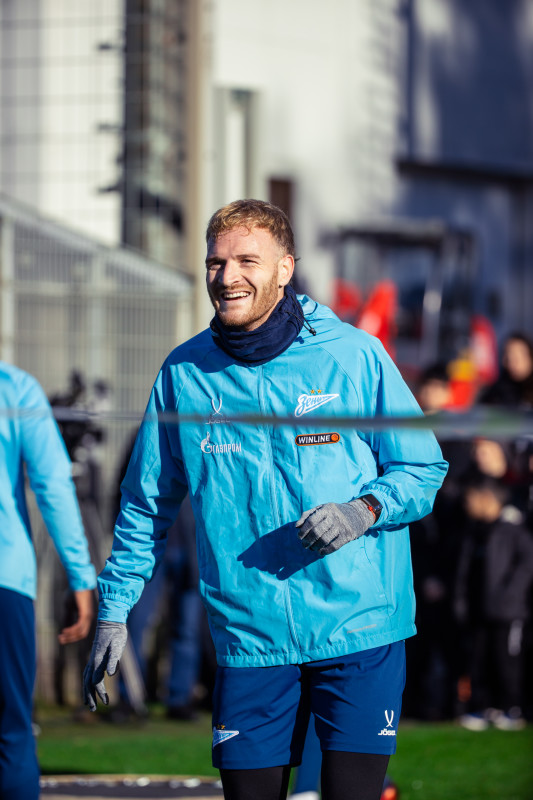 Тренировка основного состава перед матчем с «Сочи»