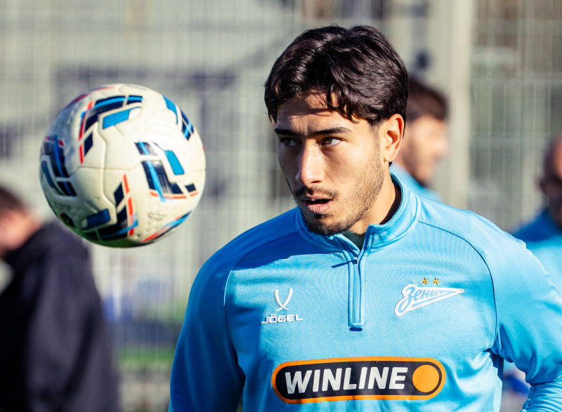 Тренировка основного состава перед матчем с «Сочи»