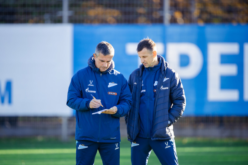 Тренировка основного состава перед матчем с «Сочи»