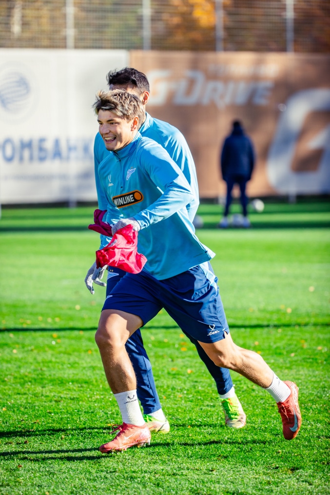 Тренировка основного состава перед матчем с «Сочи»