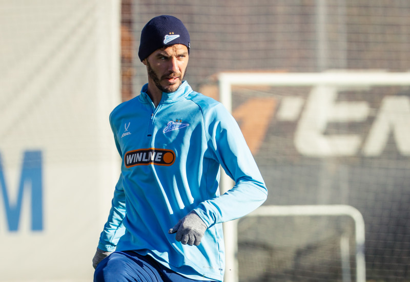 Тренировка основного состава перед матчем с «Сочи»