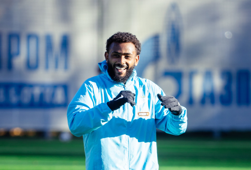 Тренировка основного состава перед матчем с «Сочи»