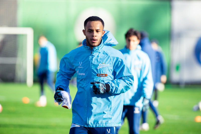 Тренировка основного состава перед матчем с «Сочи»