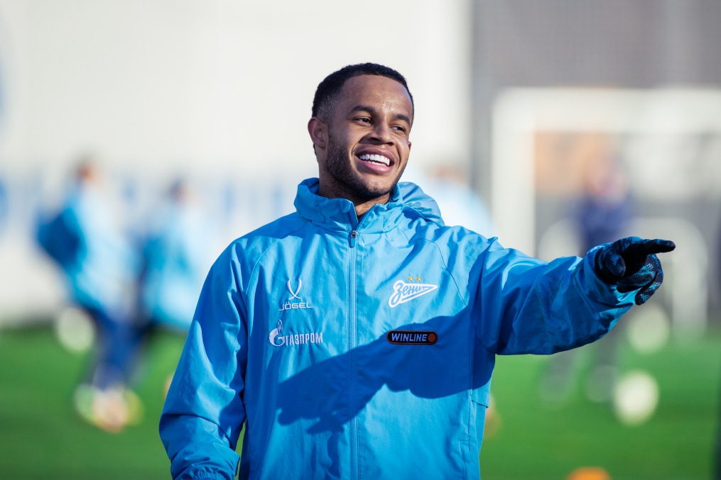 Тренировка основного состава перед матчем с «Сочи»