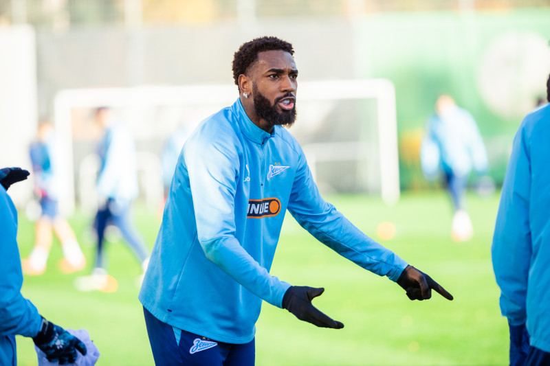 Тренировка основного состава перед матчем с «Сочи»