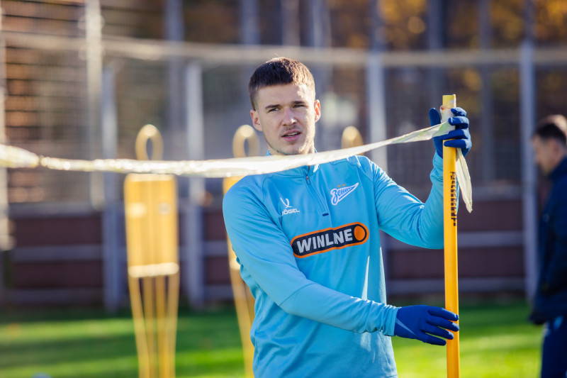 Тренировка основного состава перед матчем с «Сочи»