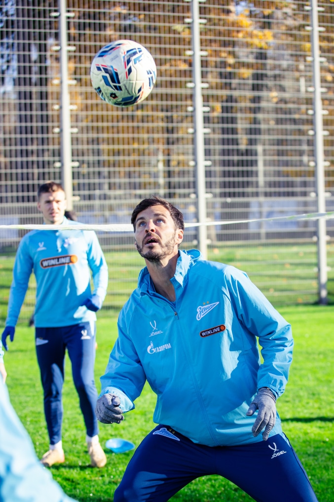 Тренировка основного состава перед матчем с «Сочи»