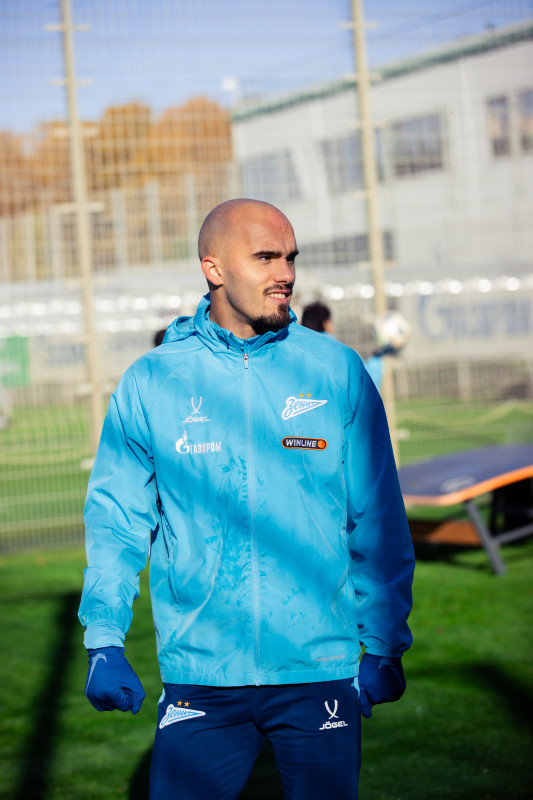 Тренировка основного состава перед матчем с «Сочи»