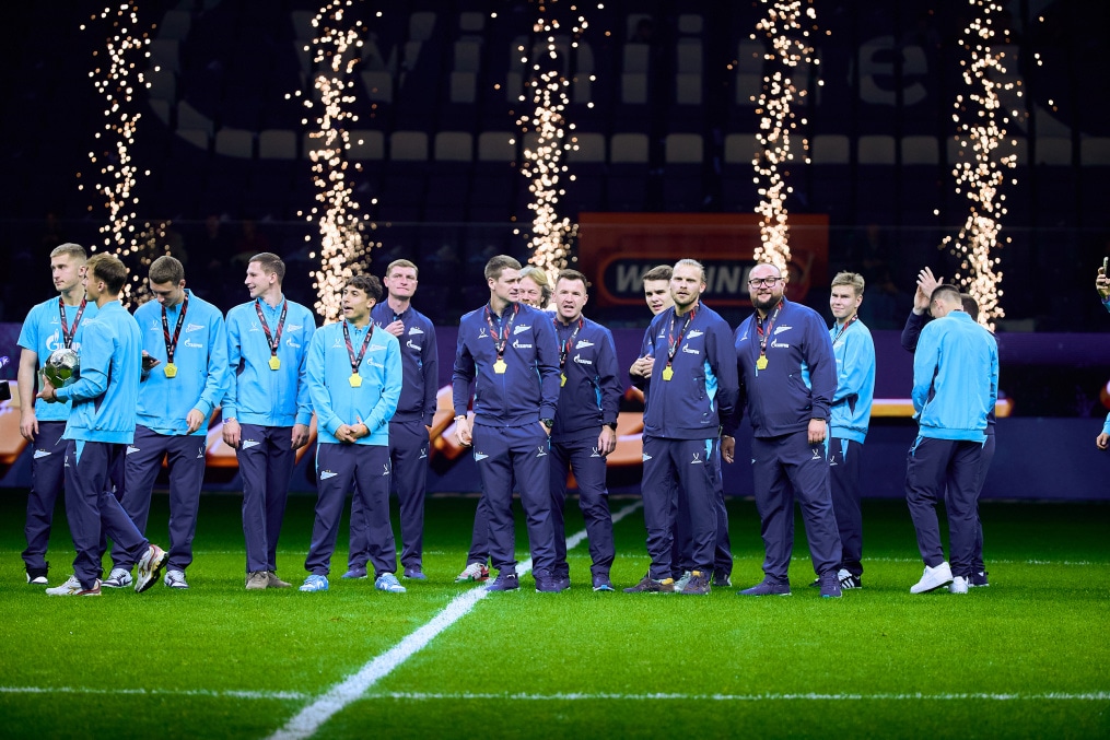 Чествование «Зенита»-2 на «Газпром Арене»