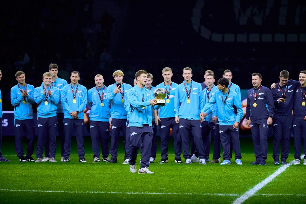 Чествование «Зенита»-2 на «Газпром Арене»