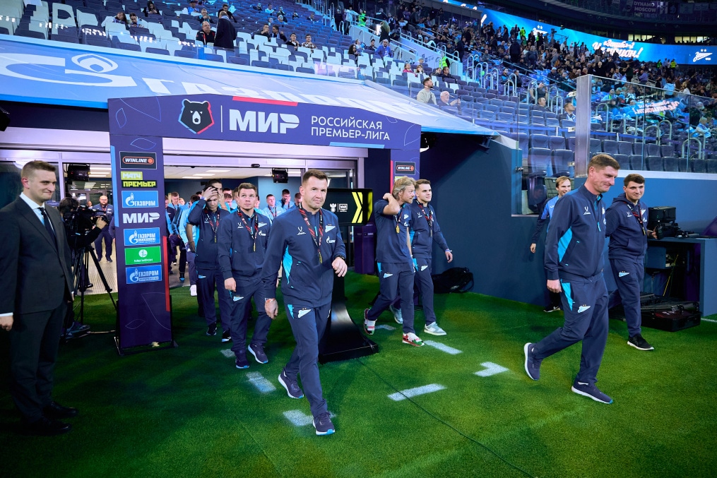 Чествование «Зенита»-2 на «Газпром Арене»