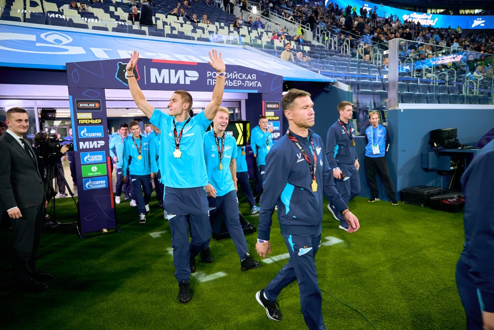 Чествование «Зенита»-2 на «Газпром Арене»