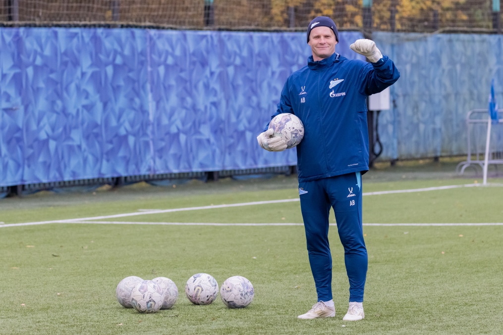 Тренировка «Зенита»-м перед матчем с «Рубин»-м