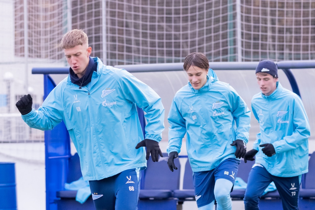 Тренировка «Зенита»-м перед матчем с «Рубин»-м
