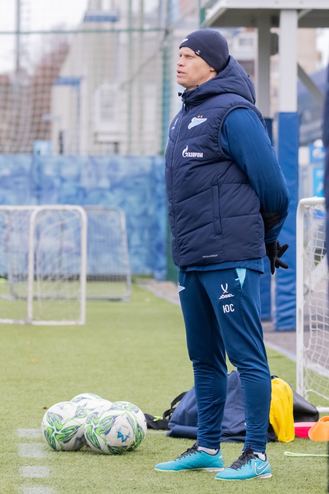 Тренировка «Зенита»-м перед матчем с «Рубин»-м