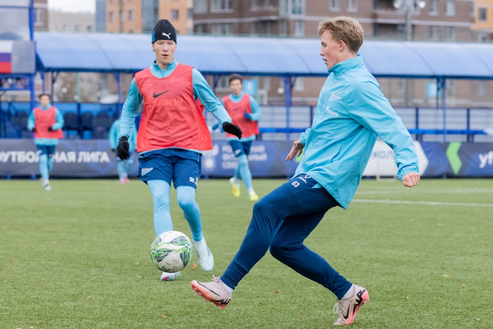 Тренировка «Зенита»-м перед матчем с «Рубин»-м