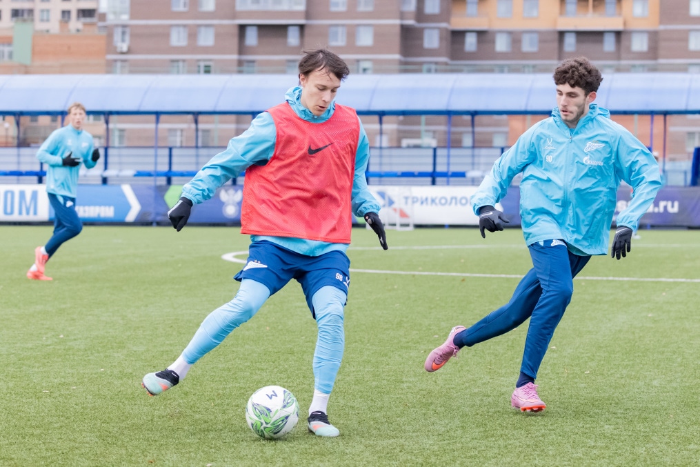 Тренировка «Зенита»-м перед матчем с «Рубин»-м