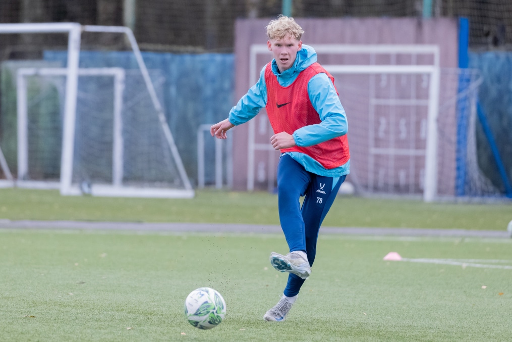 Тренировка «Зенита»-м перед матчем с «Рубин»-м