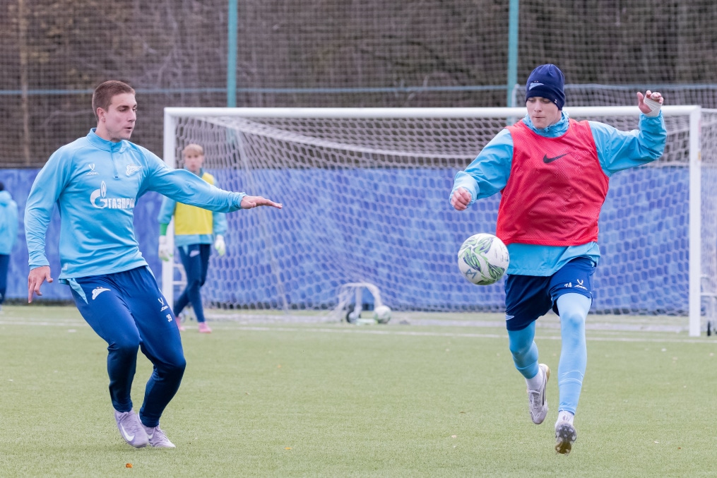 Тренировка «Зенита»-м перед матчем с «Рубин»-м