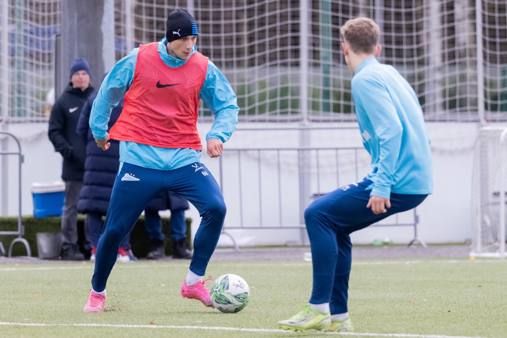 Тренировка «Зенита»-м перед матчем с «Рубин»-м