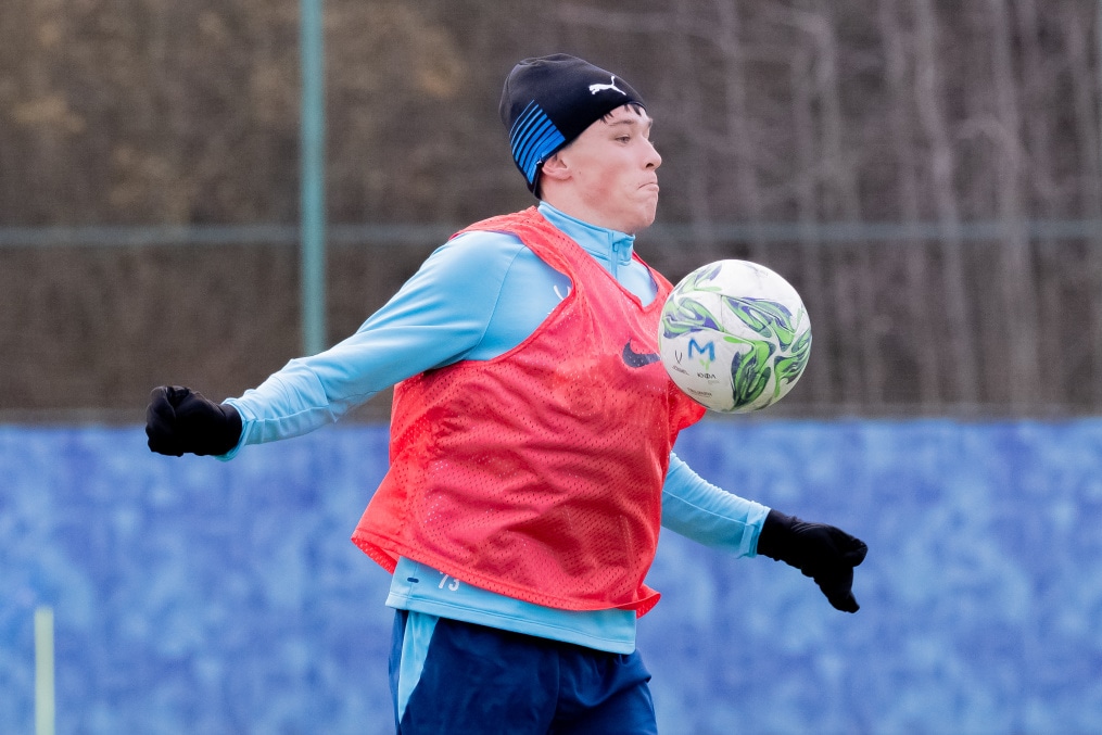 Тренировка «Зенита»-м перед матчем с «Рубин»-м