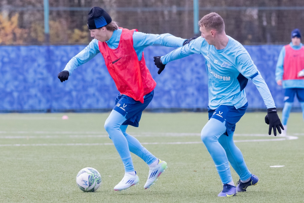 Тренировка «Зенита»-м перед матчем с «Рубин»-м