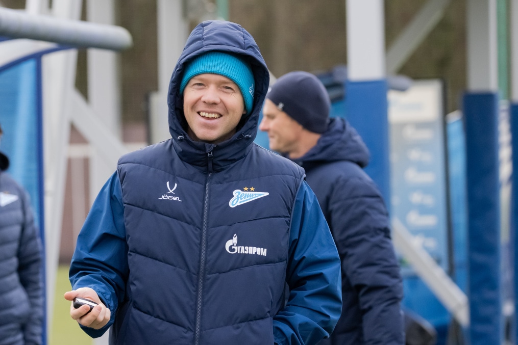 Тренировка «Зенита»-м перед матчем с «Рубин»-м