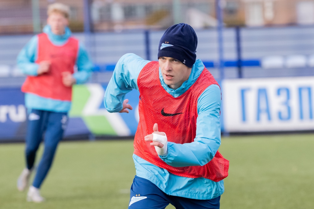 Тренировка «Зенита»-м перед матчем с «Рубин»-м