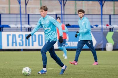 Тренировка «Зенита»-м перед матчем с «Рубин»-м