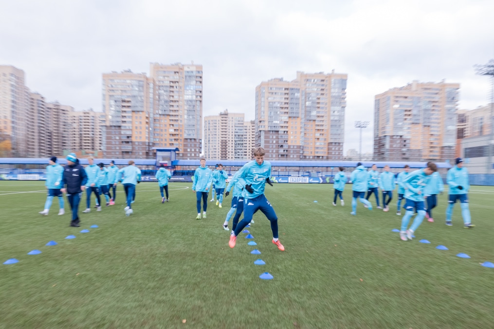 Тренировка «Зенита»-м перед матчем с «Рубин»-м