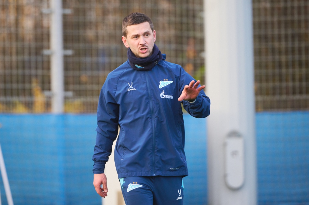 Тренировка женской команды «Зенит» перед матчем с ЦСКА