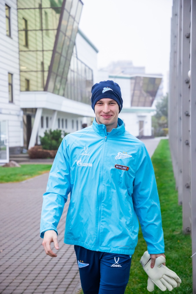 Тренировка основного состава «Зенита» перед матчем с «Крыльями Советов»