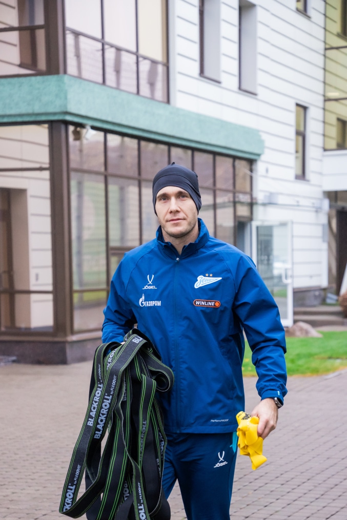 Тренировка основного состава «Зенита» перед матчем с «Крыльями Советов»