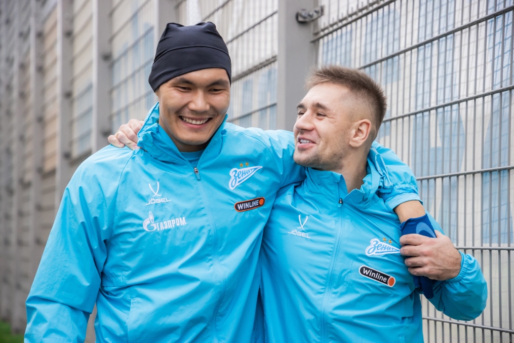 Тренировка основного состава «Зенита» перед матчем с «Крыльями Советов»